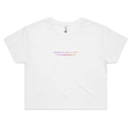 It’s not you, it’s the patriachy - Women's Crop Tee